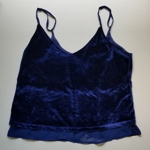 Blue Velvet Cami